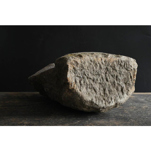 Japanese Antique Kannon Stone Statue/Edo Period/18th to 19th Century For Sale - Image 14 of 15