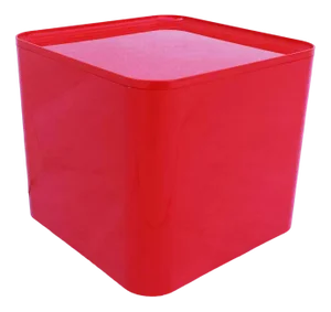 Italian Cube Pouf with Dime Model Cushion by Marcello Siard for Longato, 1960s