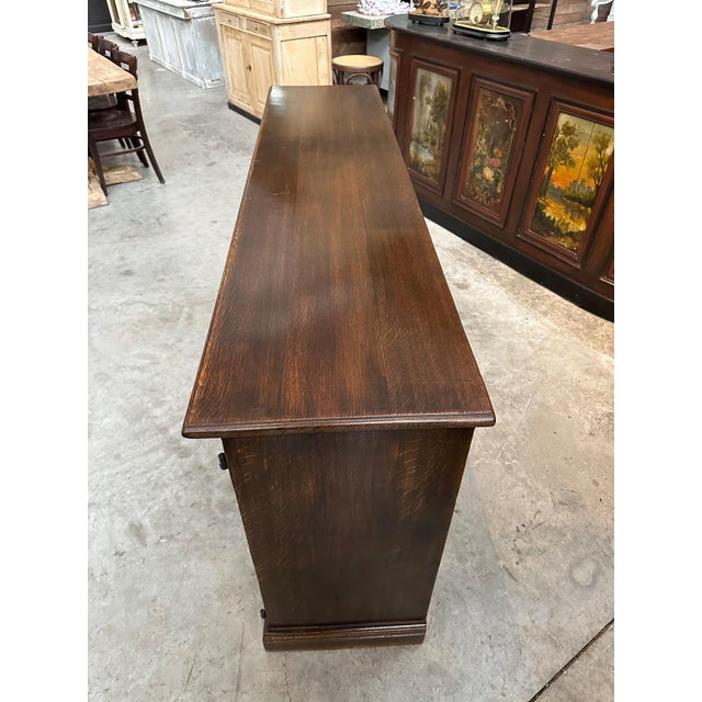 Solid Oak Sideboard, 1960s For Sale - Image 9 of 15