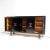 Black Very Large Brutalist Black Sideboard, Belgium, 1960s For Sale - Image 8 of 12