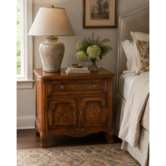 Drexel French Country “Cabernet” Nightstand For Sale - Image 12 of 12