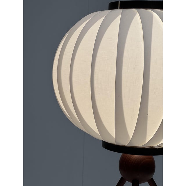 Wood Scandinavian Table Lamp from Severin Hansen, Denmark, 1960 For Sale - Image 7 of 11