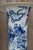 Blue Chinese Blue and White Porcelain Sleeve Vase with Warriors and Military Procession For Sale - Image 8 of 18