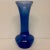 Art Deco Dark Blue Iridescent Art Deco Glass Vase For Sale - Image 3 of 6