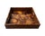 Palecek Vintage Mid Century Modern Penshell Rattan Woven Serving Bar Tray Palecek Boho For Sale - Image 4 of 11