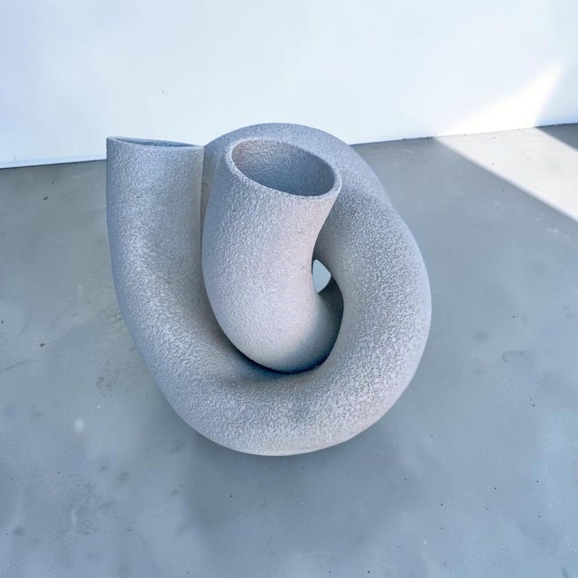 1970s Vintage Italian Abstract Ceramic Tube Sculpture For Sale In Miami - Image 6 of 10