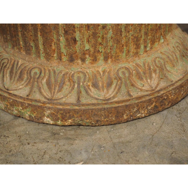 Pair of Charles X French Cast Iron Jardiniere Pots From the Early 1800s For Sale - Image 9 of 18