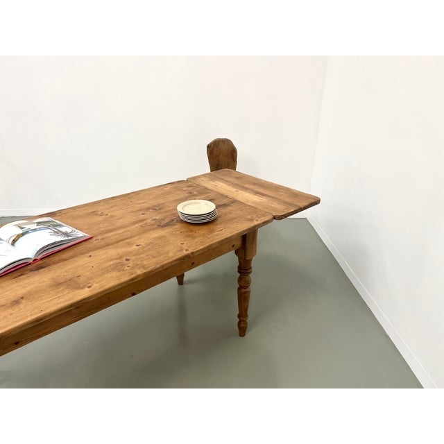 Pine Farm Dining Table, 1970s For Sale - Image 17 of 18