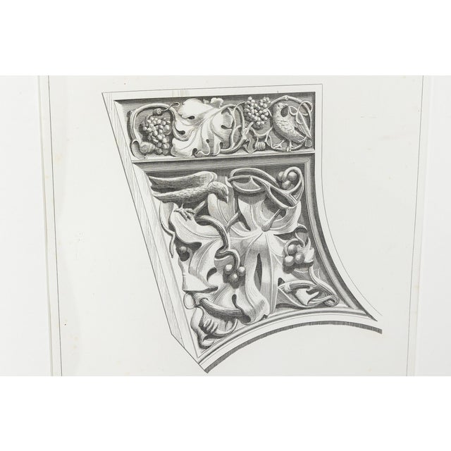 French Artist, Cathedral d'Auch, 1800s, Etchings, Set of 4 For Sale - Image 10 of 10