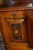 Vintage Carved Mahogany Wood Coal Holder Purdonium W/ Metal Removable Insert / Mirror & Shelf For Sale - Image 4 of 14