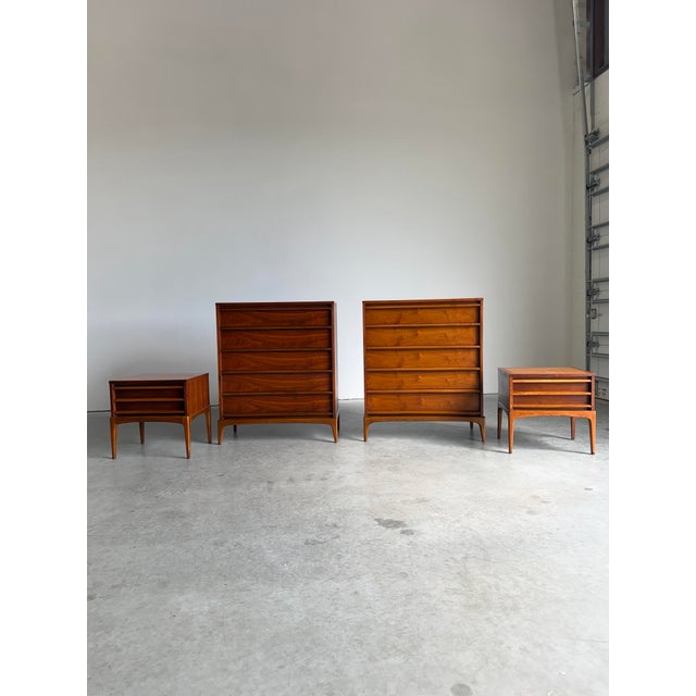 Mid Century Lane Rhythm Tallboy Dresser For Sale In Tampa - Image 6 of 12