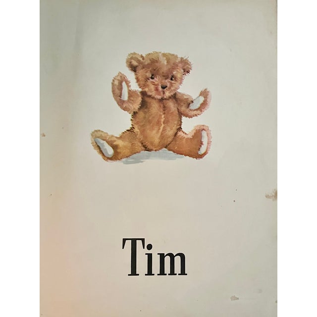 Mid 20th Century Vintage Framed Children’s Storybook Prints – Set of 4 Whimsical Nursery Illustrations For Sale - Image 5 of 18