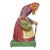 Antique Fairground Paper Mache Sculpture of a Witch or Farmer's Wive For Sale