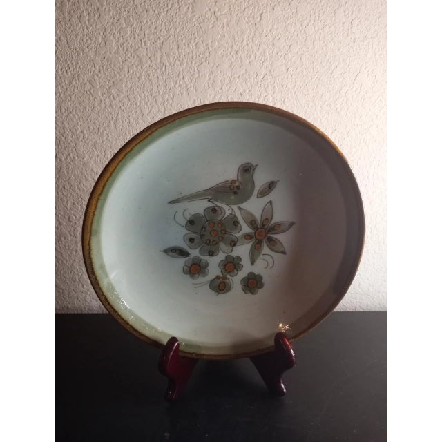 1980s Vintage Tonala Mexico Art Pottery Decorative Bowl For Sale - Image 5 of 8
