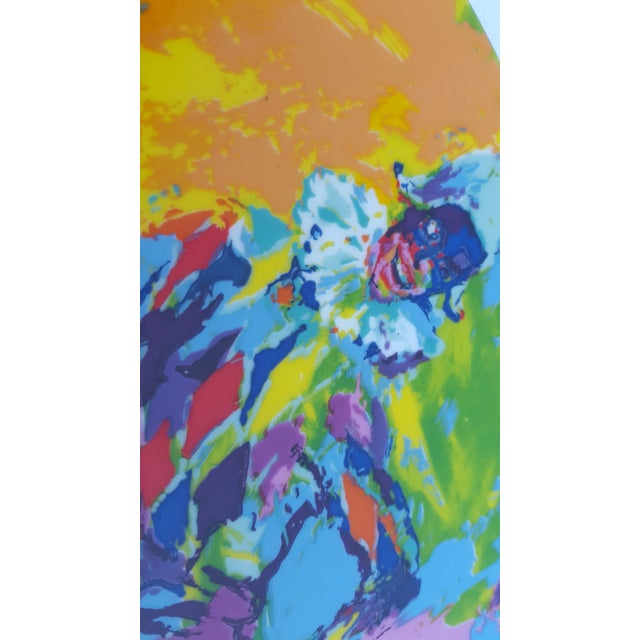 1974 A Vintage collector decorative plate Hand signed Leroy Neiman for Royal Doulton - HARLEQUIN - stamped on the back. In...