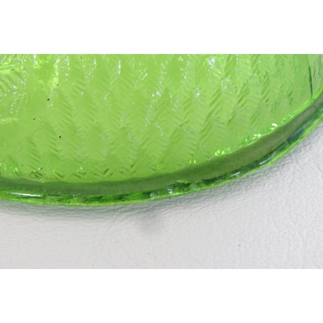 Glass Indiana Glass Mid Century Green Hen on Nest Dish Cover Lid Only No Bottom 4936b For Sale - Image 7 of 14