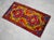 Front of Kitchen Sink Rug, Hand Made Bath Mat Colorful Turkish Rug - 1′12″ × 3′8″ For Sale - Image 10 of 14