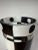 Black Art Deco Geometric Art Glass Vase Styled After Karl Palda For Sale - Image 8 of 12