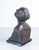 Black Terracotta Bust of Young Woman For Sale - Image 8 of 18