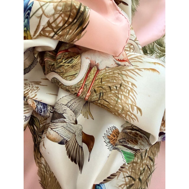 Hermès Halte en Camargue 1989 Silk Scarf Designed by Robert Dallet For Sale In New York - Image 6 of 12