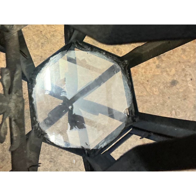 Height-Adjustable French Lantern with Acanthus Leaves, 1920s For Sale - Image 14 of 15