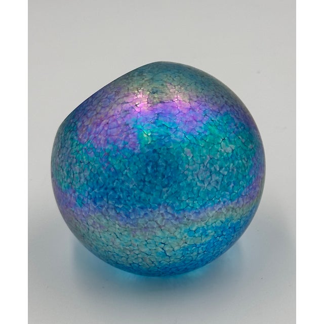 Glass Eye Studio Celestial Series Supernova Paperweight Nib Retired For Sale - Image 4 of 10