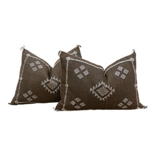 Pair of Cashbah Silk Lumbar Pillows For Sale