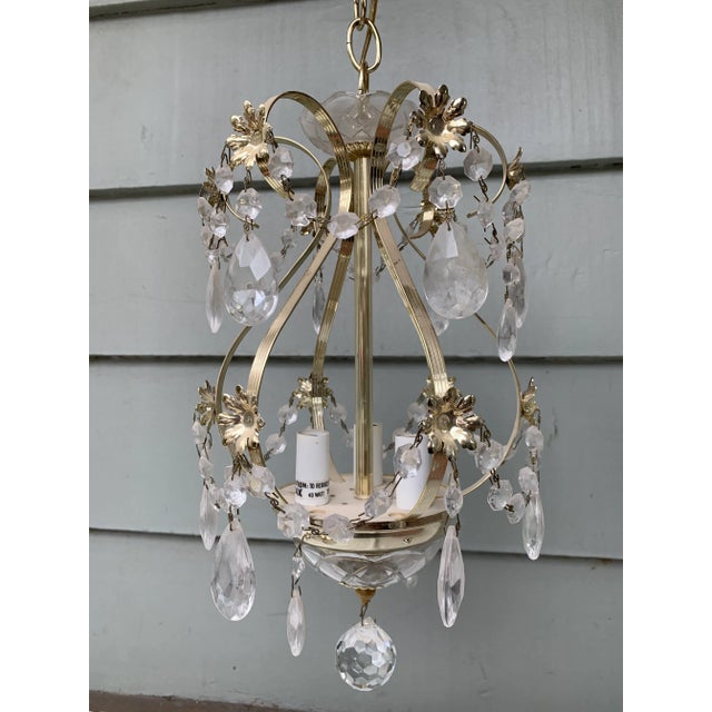 Vintage Late 20th Century Italian Chandelier For Sale - Image 9 of 10