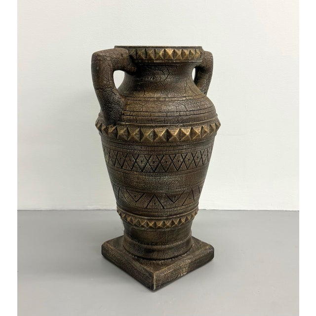 Vintage Large Scale Neoclassical Ceramic Urn For Sale - Image 4 of 6