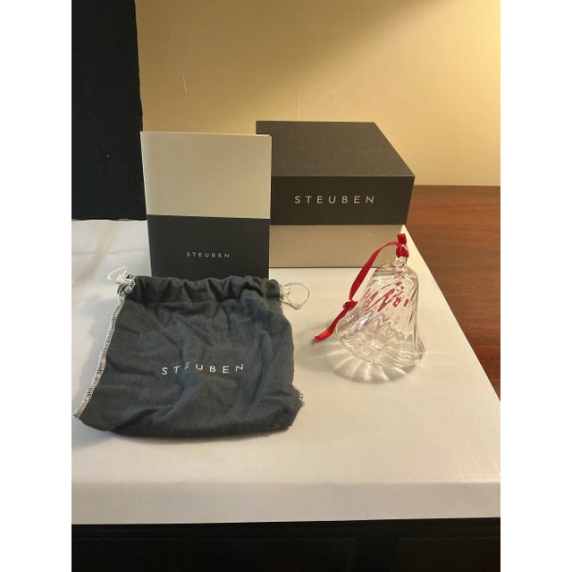 Steuben “Bell” Christmas Tree Ornament For Sale In Washington DC - Image 6 of 6