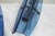Mid-Century Modern Italian Faceted Blue Glass Veca Wall Sconces by Fontana Arte, 1980s, Set of 2 For Sale - Image 4 of 13