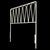 Metal Pair of White Iron Twin Size Headboards For Sale - Image 7 of 11