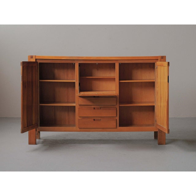 Large Elm Sideboard, France, 1980s For Sale - Image 16 of 17
