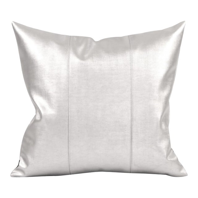 20 x 20 Pillow Luxe Mercury For Sale