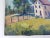 Early 20th Century Early 20th Century Distressed Farmhouse Landscape Painting For Sale - Image 5 of 7