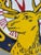 Paint Vintage Art Deco Enamel Sign, Elks Club B.P.O.E., Two-Sided, 30-Inch For Sale - Image 7 of 8