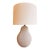 Contemporary Hudson Valley White Textured Table Lamp For Sale