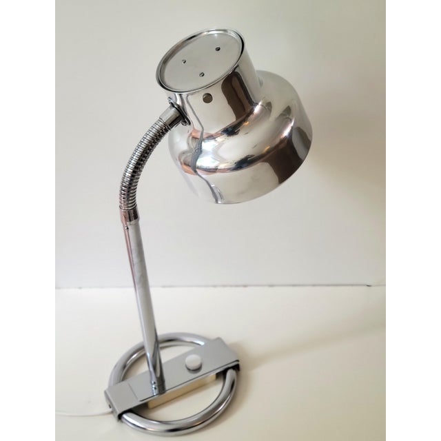 Anders Pehrson Vintage Bumling Desk Lamp in Chrome by Ateljé Lyktan, 1970s For Sale - Image 4 of 11