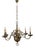 Antique Flemish Bronze Chandelier, 1800 For Sale