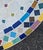 32” Handcrafted Off White, Multicolor Moroccan Mosaic Table / Sampler Style For Sale - Image 4 of 7