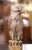 French 19th Century French Carved Variegated Marble Eagle Sculpture With Glass Eyes For Sale - Image 3 of 9