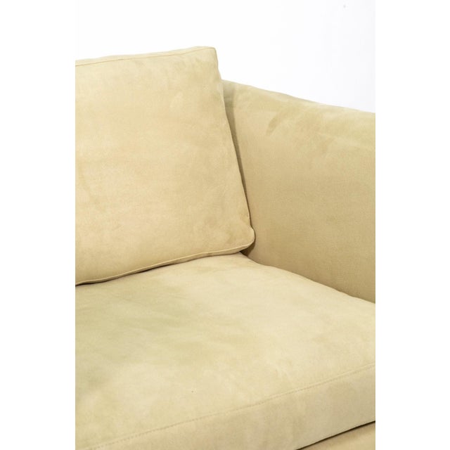 Metal Milo Baughman Cantilever T Back Lounge Chair for Thayer Coggin For Sale - Image 7 of 8