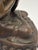 18thC Tibetan Bronze Lama Statue - Heavy 10oz Portrait Monk Dharmachakra Mudra For Sale - Image 13 of 18