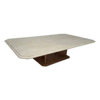 Travertine Coffee Table, 1970s For Sale