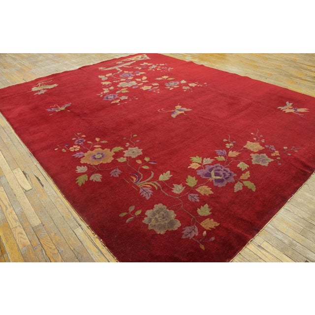 Art Deco 1920s Chinese Art Deco Carpet For Sale - Image 3 of 10
