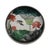 Japanese Vintage Japanese Kyo-Yaki Style Crackle Glaze Lotus Bird Bowl 7.5" For Sale - Image 3 of 10