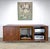 Mid-Century Modern 1960s Mid Century Modern Tambour Door Walnut Credenza / Media Cabinet / Bar Cabinet For Sale - Image 3 of 12