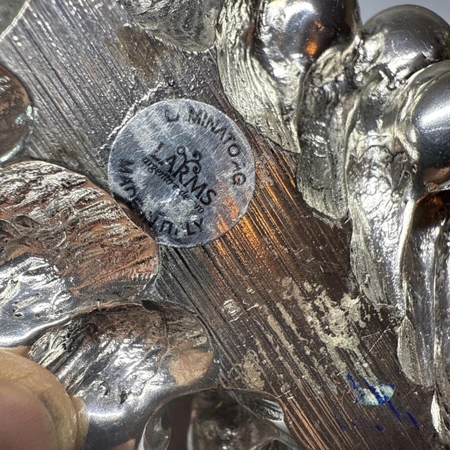 Laminato Ag Silver-Plate Grape Cluster Sculpture For Sale In Atlanta - Image 6 of 12