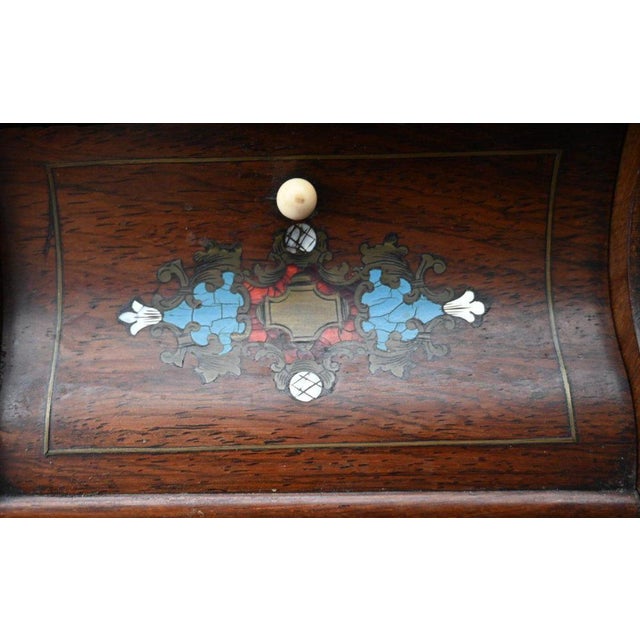 Antique Miniature Secretaire, 1870s For Sale - Image 10 of 11