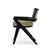 Black Mid-Century Modern Dining Armchair For Sale - Image 4 of 11